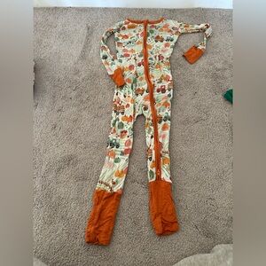 Little Sleepies fall/harvest season Print Pajamas